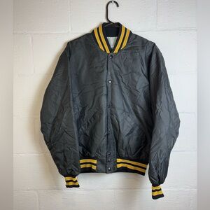 Vintage Delong 1980’s University Of Iowa Bomber Varsity Jacket USA Sz Medium